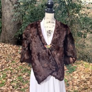 Vtg Mink Mortons Stole